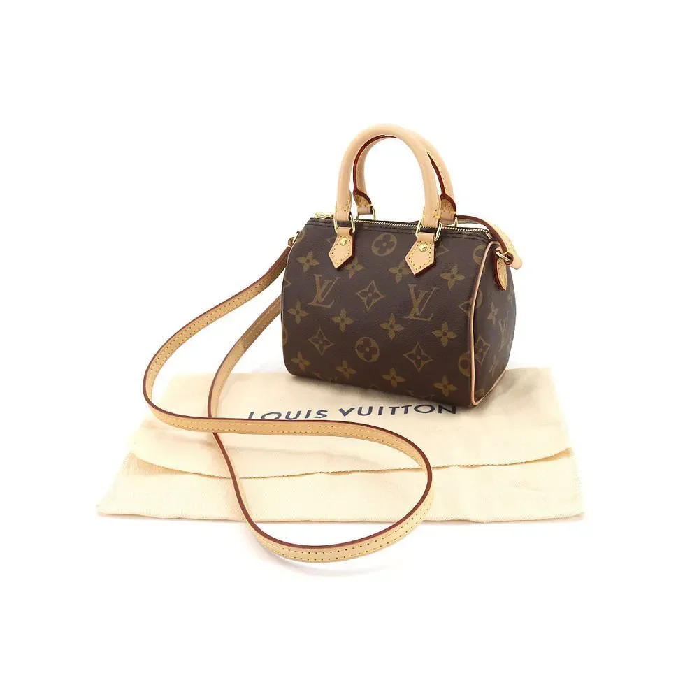 Louis Vuitton Monogram Nano Speedy Shoulder Bag